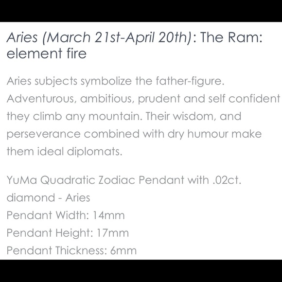 TeNo Aries with Diamond Pendant - Picture 9 of 9